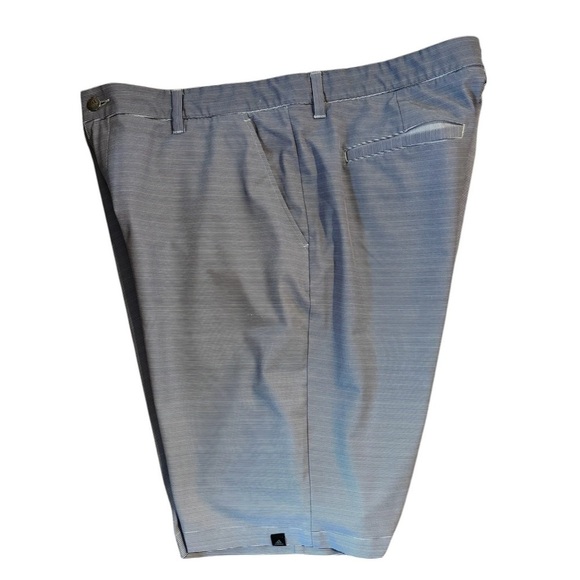 Adidas Ultimate 365 Gradient Stripe Golf Shorts Men Size 38 Black Gray Stripe - Picture 4 of 8